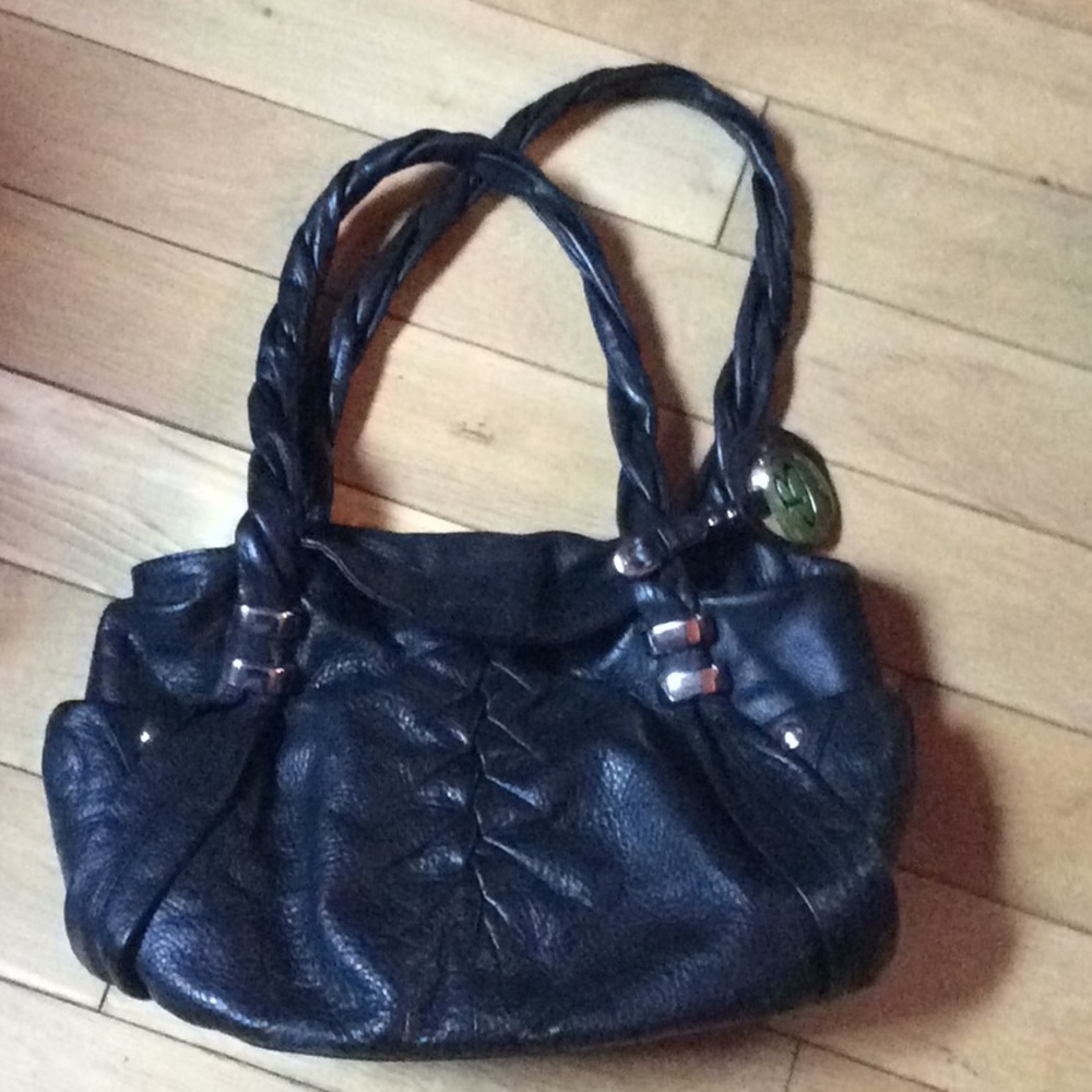 B Makowsky black Hobo previously owned bag